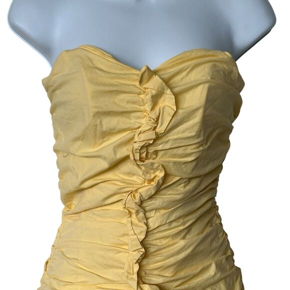 Lovers + Friends Morris Mini in Daffodil Yellow Y2K size Small - Picture 4 of 11